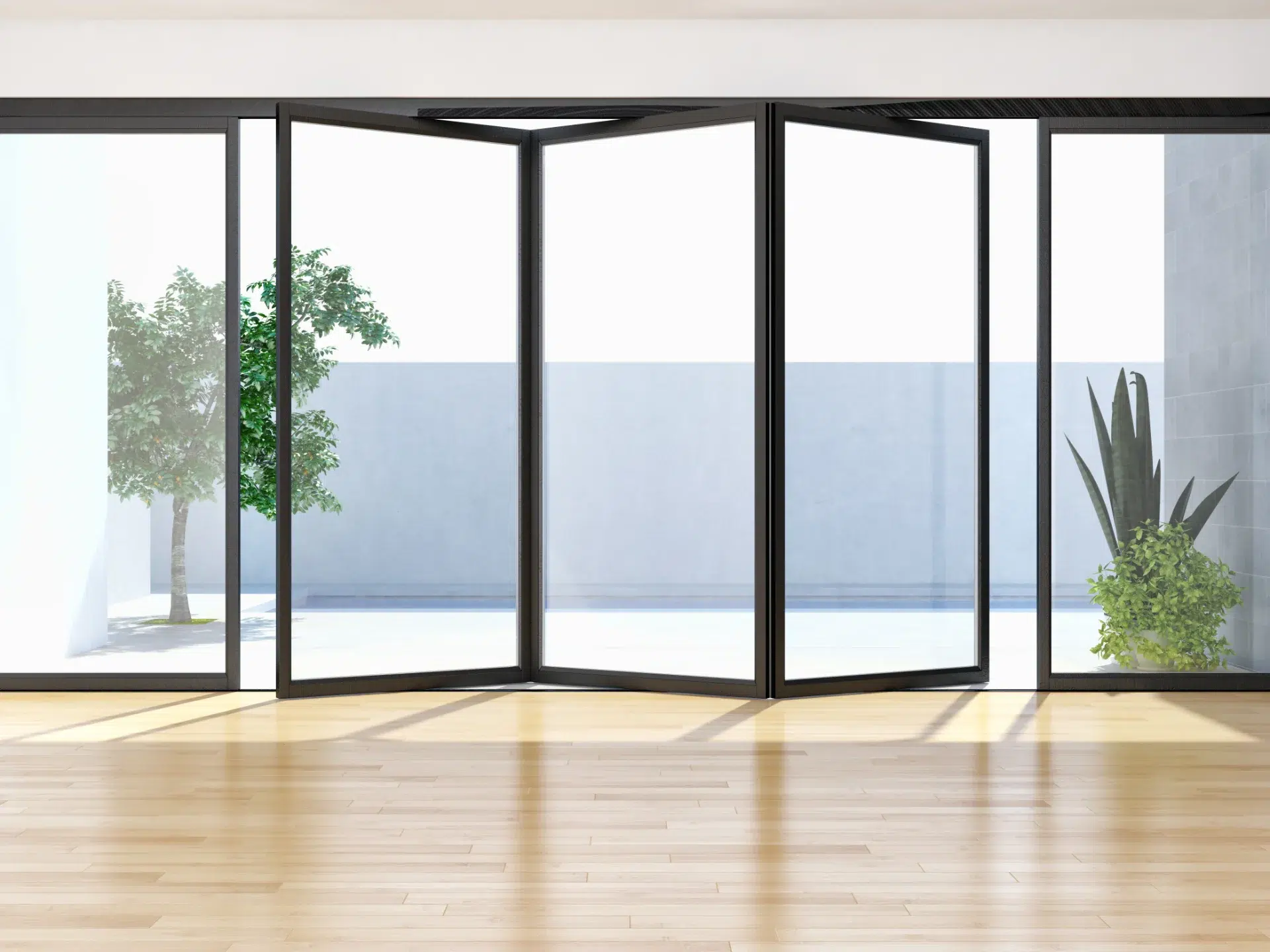 VLX 100 Bifold / Folding Door in Jacksonville, FL | Meridian Windows and Doors Jacksonville - detail 1