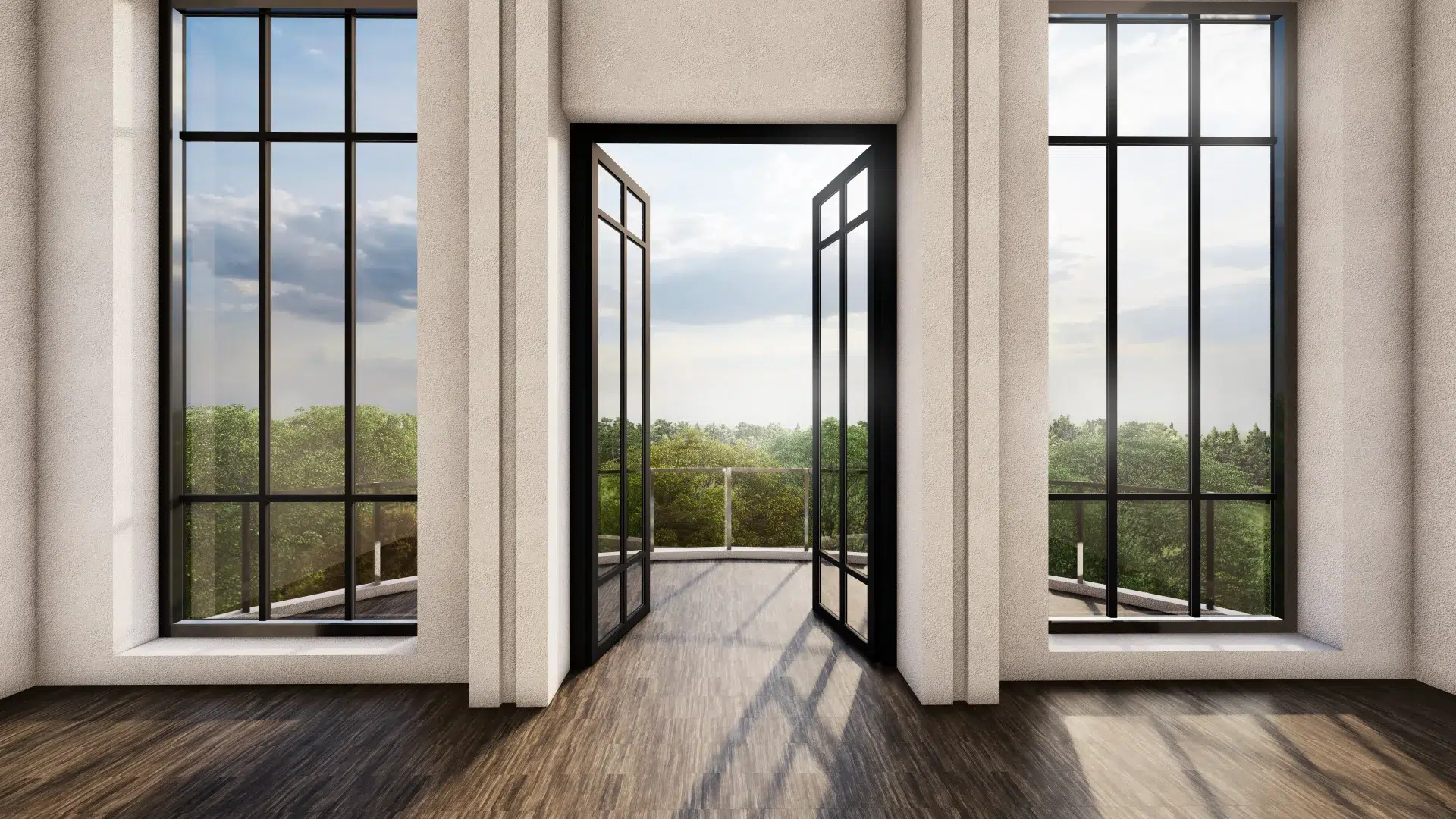 VLX 100 Double Swing / French Door in Jacksonville, FL | Meridian Windows and Doors Jacksonville - detail 1